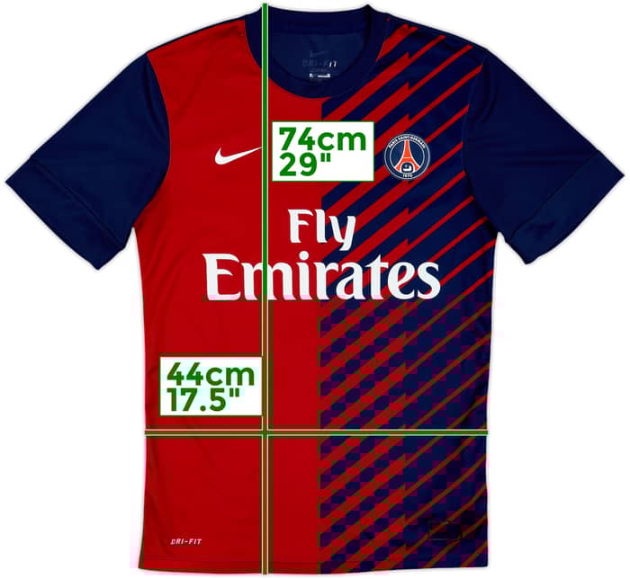 2012-13 Paris Saint-Germain Nike Training Shirt - 8/10 - (S)