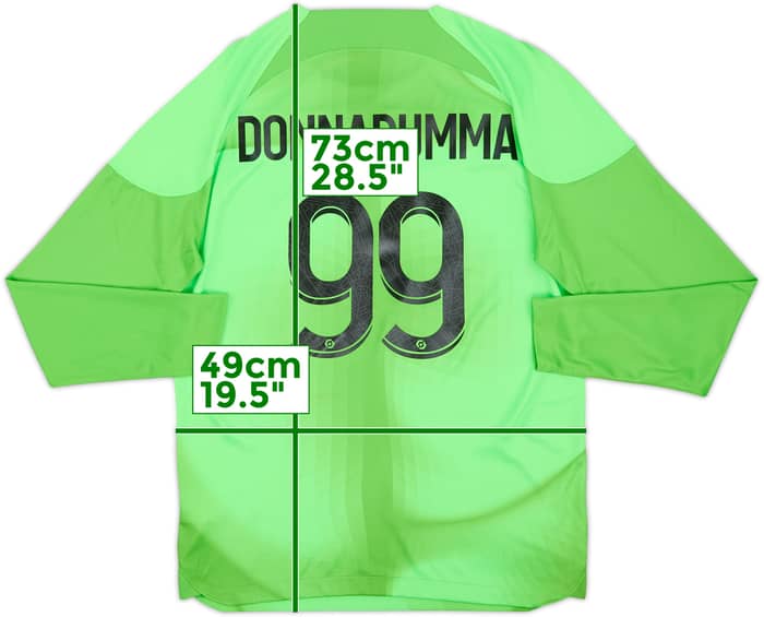 2022-23 Paris Saint-Germain GK Shirt Donnarumma #99 - 8/10 - (S)