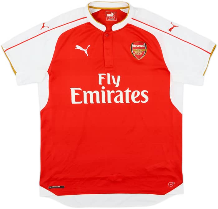 2015-16 Arsenal Home Shirt Arteta #8 - 7/10 - (L)