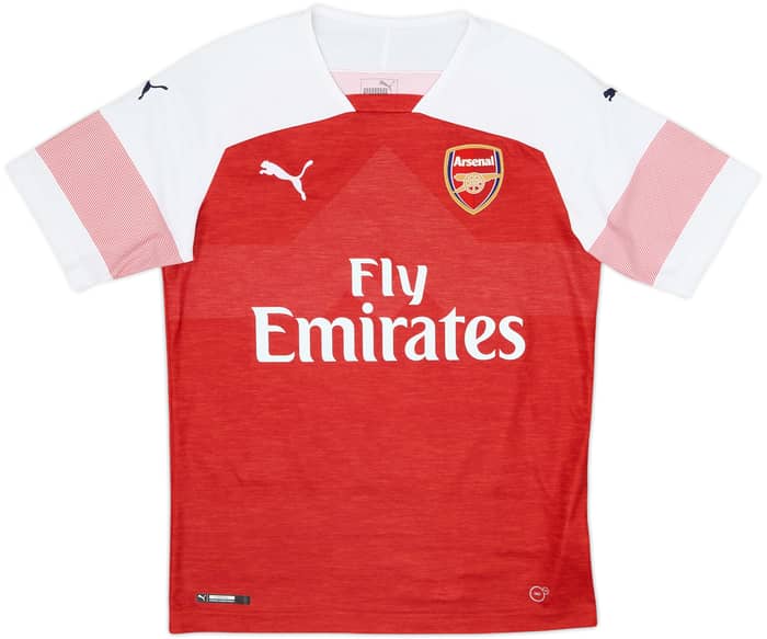 2018-19 Arsenal Home Shirt Saka #87 - 8/10 - (S)
