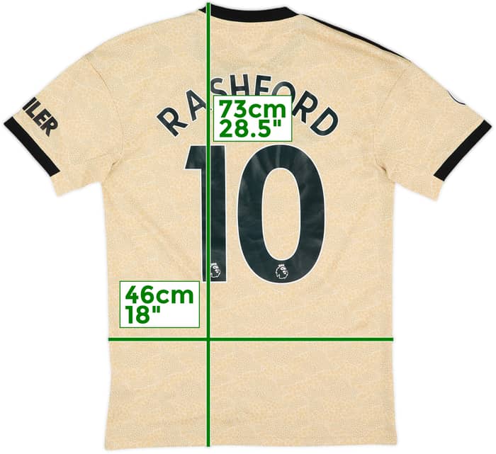 2019-20 Manchester United Away Shirt Rashford #10 - 10/10 - (S)