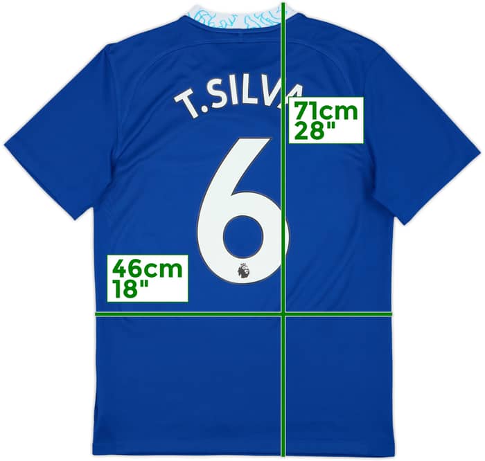 2022-23 Chelsea Home Shirt T.Silva #6 - 10/10 - (S)