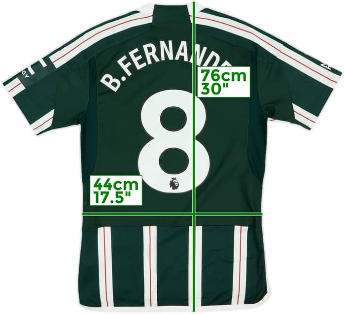 2023-24 Manchester United Away Shirt B.Fernandes #8 - 9/10 - (S)