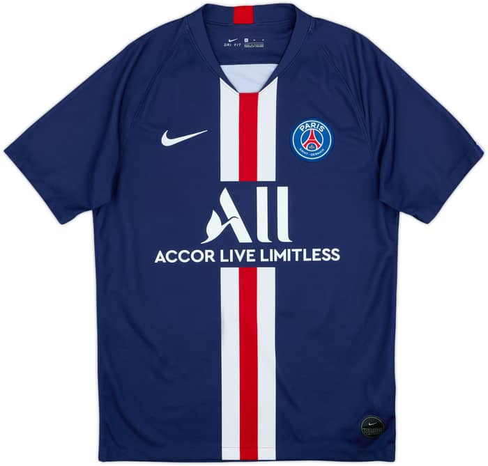 2019-20 Paris Saint-Germain Home Shirt Mbappe #7 - 8/10 - (L)