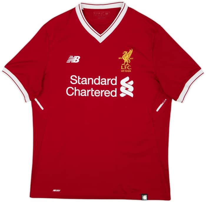 2017-18 Liverpool 125 Years Home Shirt Virgil #4 - 6/10 - (M)