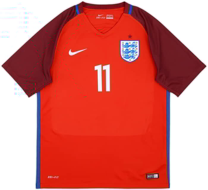 2016-17 England Away Shirt Vardy #11 - 8/10 - (M)