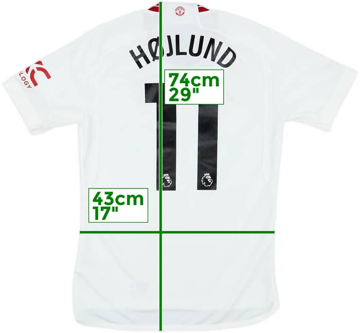 2023-24 Manchester United Third Shirt Højlund #11 - 8/10 - (S)