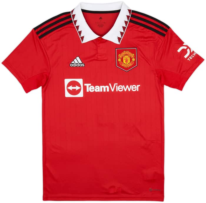 2022-23 Manchester United Home Shirt Antony #21 - 8/10 - (S)