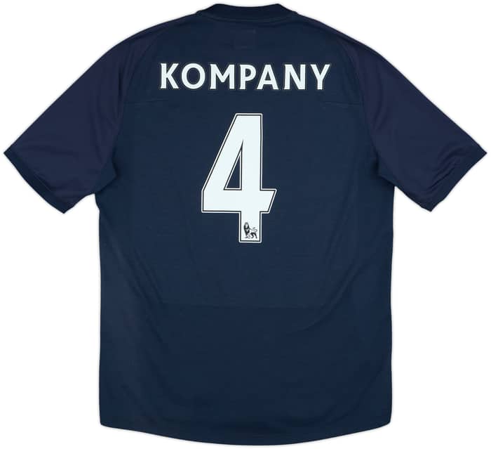 2010-12 Manchester City Away Shirt Kompany #4 - 7/10 - (L)