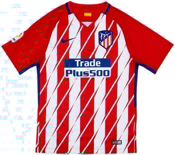 2017-18 Atletico Madrid Home Shirt Griezmann #7 - 7/10 - (S)