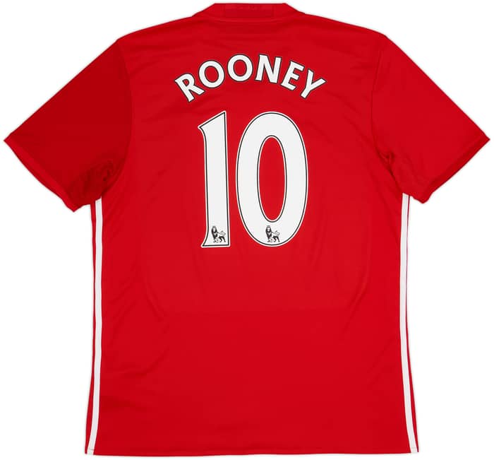 2016-17 Manchester United Home Shirt Rooney #10 - 6/10 - (L)