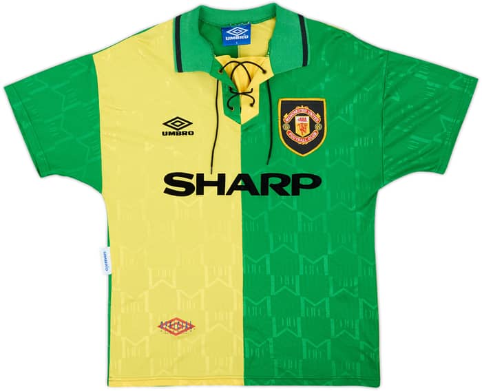 1992-94 Manchester United Maillot Third Cantona #7 - 7/10 - (S)