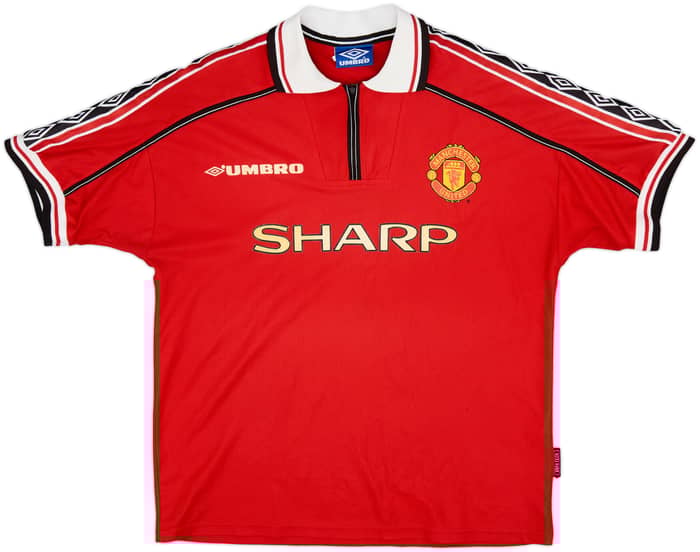 1992-94 Manchester United Home Shirt Beckham #7 - 6/10 - (L)