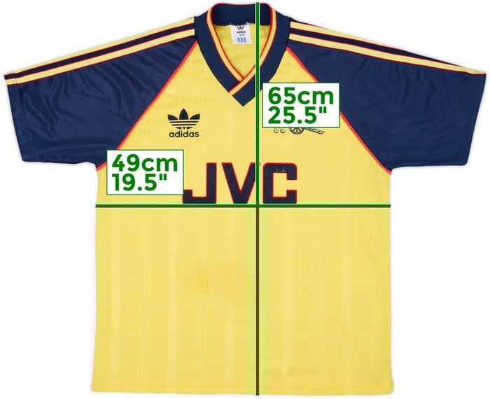 1988-91 Arsenal Away Shirt - 8/10 - (M)