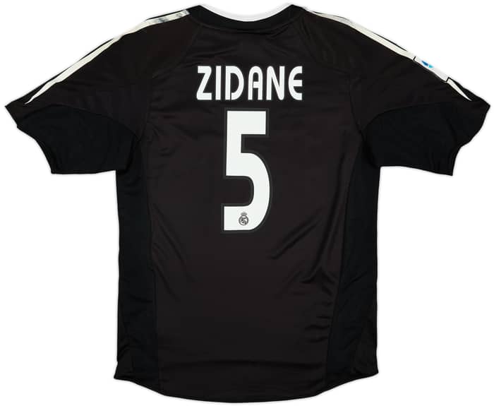 2004-05 Real Madrid Away Shirt Zidane #5 - 7/10 - (S)