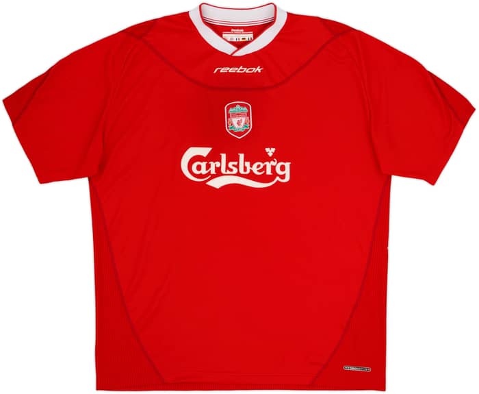 2002-04 Liverpool Home Shirt Gerrard #17 - 7/10 - (L)