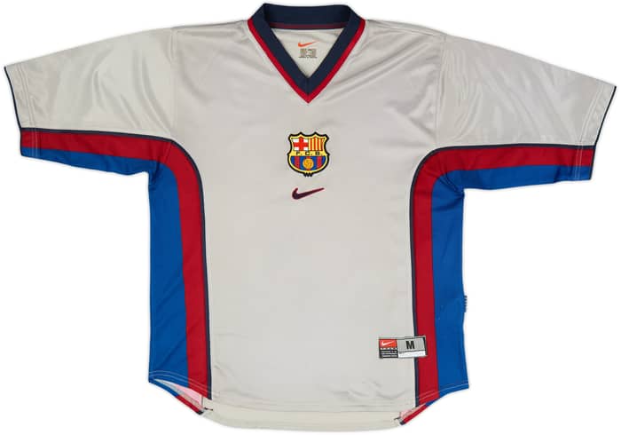 1998-01 Barcelona Away Shirt Rivaldo #11 - 8/10 - (M)