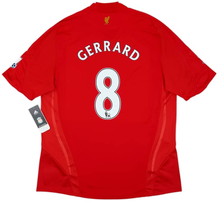 2008-10 Liverpool Home Shirt Gerrard #8 (XL)
