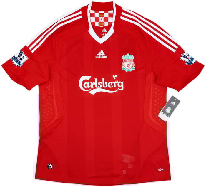 2008-10 Liverpool Home Shirt Gerrard #8 (XL)