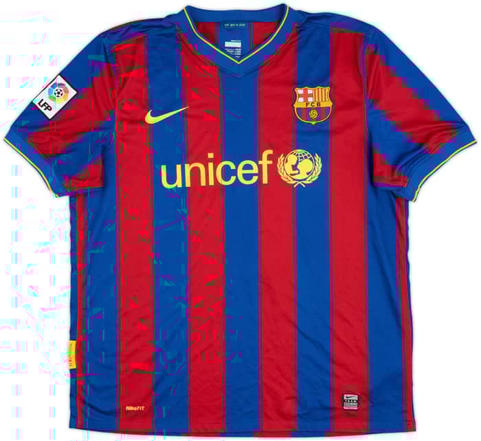 2009-10 Barcelona Home Shirt Ibrahimovic #9 - 9/10 - (L)