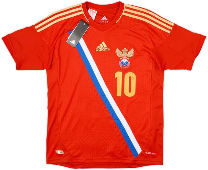 2012-14 Russia Home Shirt Arshavin #10 (L.Boys)