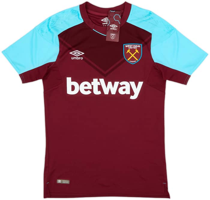 2017-18 West Ham Home Shirt Rice #41 (S)
