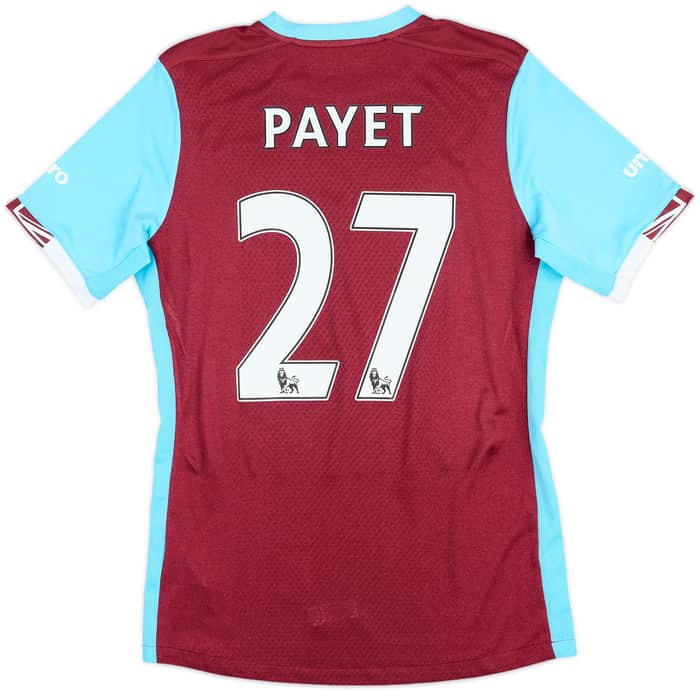 2016-17 West Ham Home Shirt Payet #27 - 8/10 - (S)