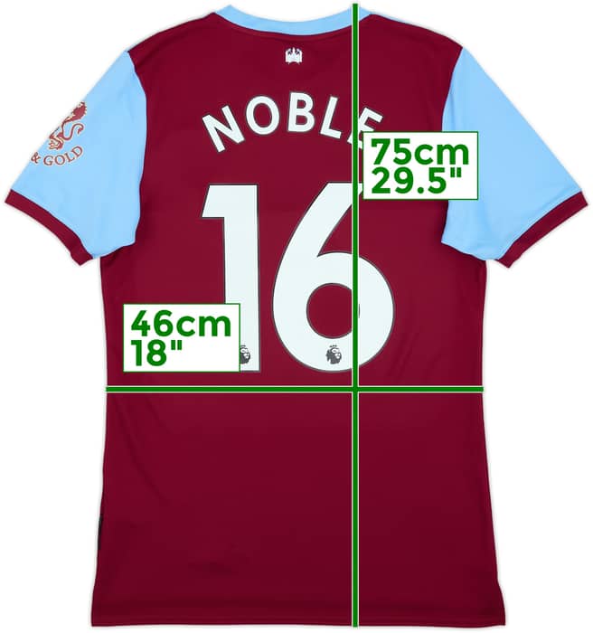 Camiseta de local del West Ham 2019-20 Noble #16 (S)