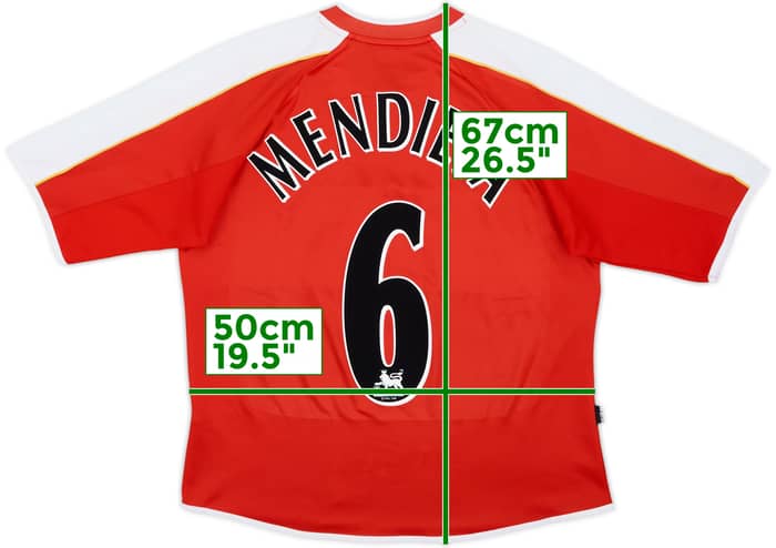 2006-07 Middlesbrough Home Shirt Mendieta #6 - 7/10 - (S)