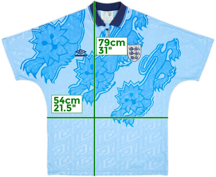 1992-93 England Third Shirt - 7/10 - (XL)