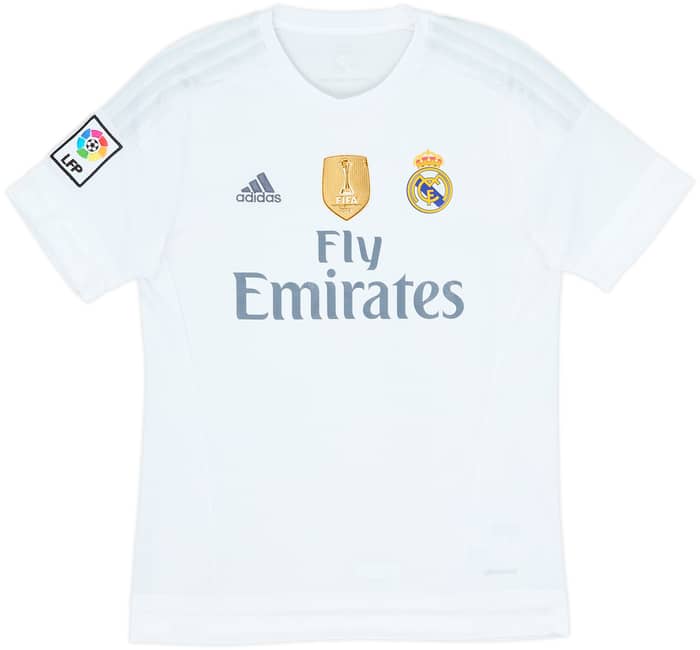 2015-16 Real Madrid Home Shirt James #10 - 8/10 - (M)