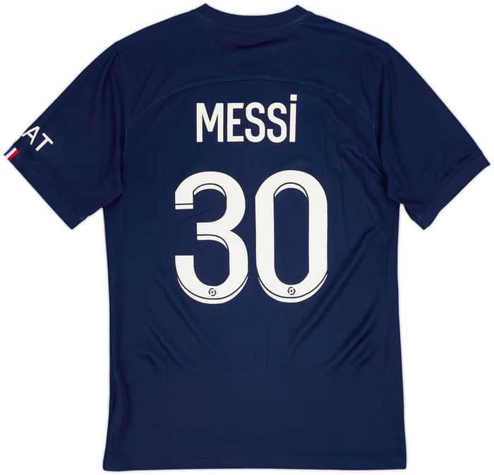 2022-23 Paris Saint-Germain Home Shirt Messi #30 - 7/10 - (S)
