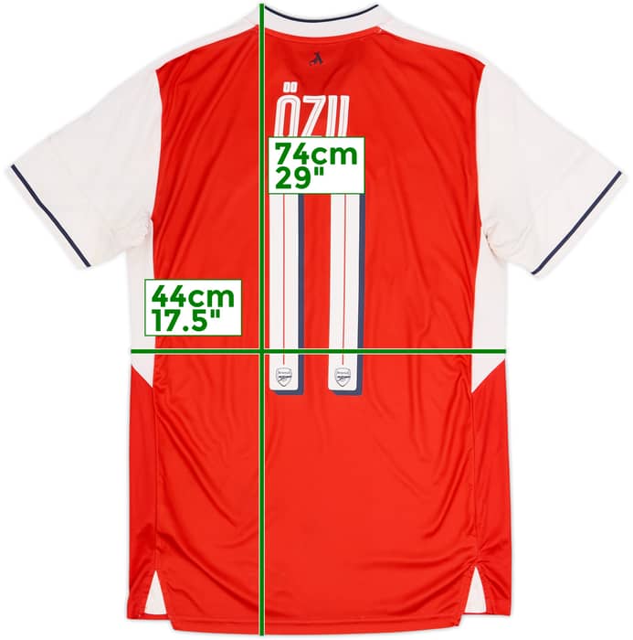 2016-17 Arsenal Home Shirt Ozil #11 - 7/10 - (S)