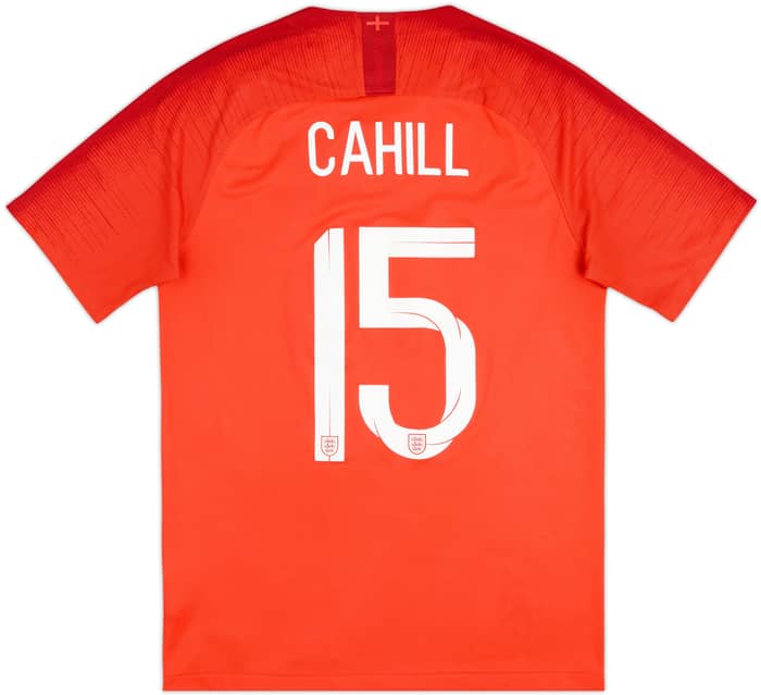 2018-19 England Away Shirt Cahill #15 - 7/10 - (S)