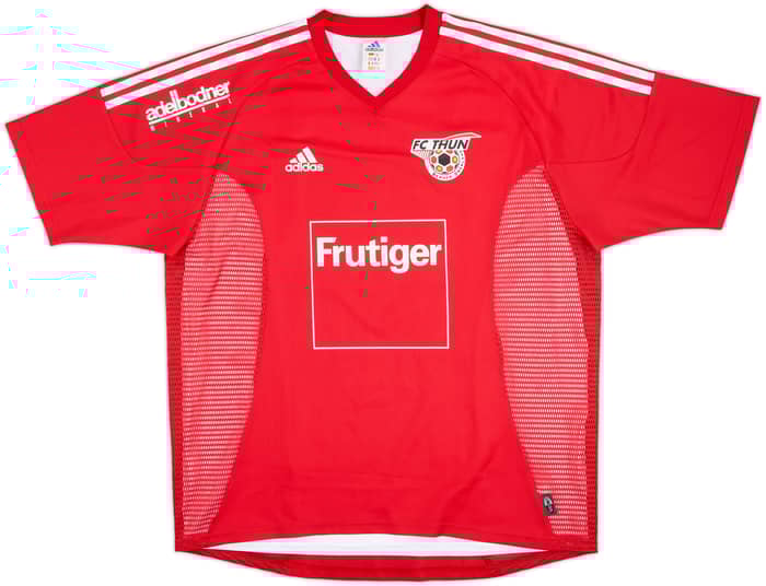 2002-04 FC Thun Player Issue Home Shirt Rama #9 - 8/10 - (XL)