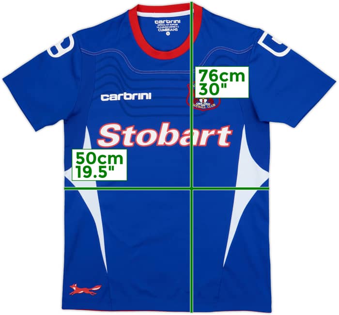 2011-12 Carlisle United Home Shirt - 8/10 - (S)