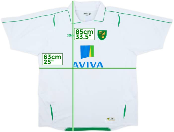 2009-11 Norwich Away Shirt - 7/10 - (3XL)