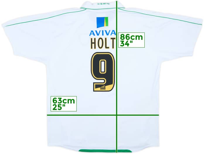 2009-11 Norwich Away Shirt Holt #9 - 6/10 - (3XL)