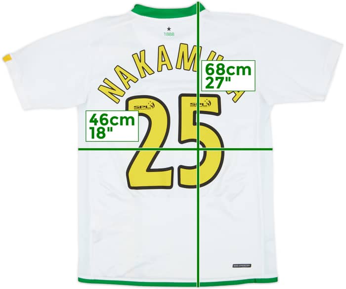 2006-08 Celtic European Shirt Nakamura #25 - 6/10 - (S)