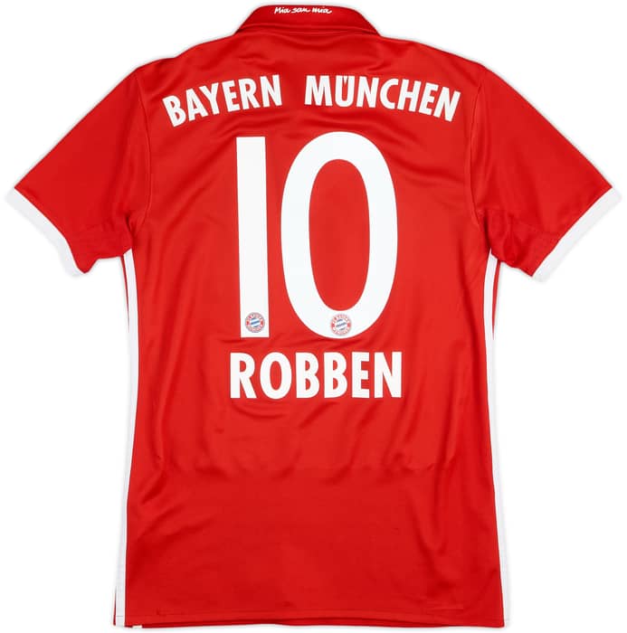 2016-17 Bayern Munich Home Shirt Robben #10 - 8/10 - (XS)
