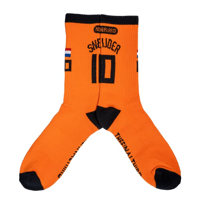 2010-11 Netherlands Sneijder #10 Home Crew Socks