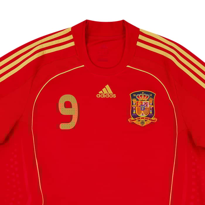 2007-09 Spain Home Shirt Torres #9 - 6/10 - (S)