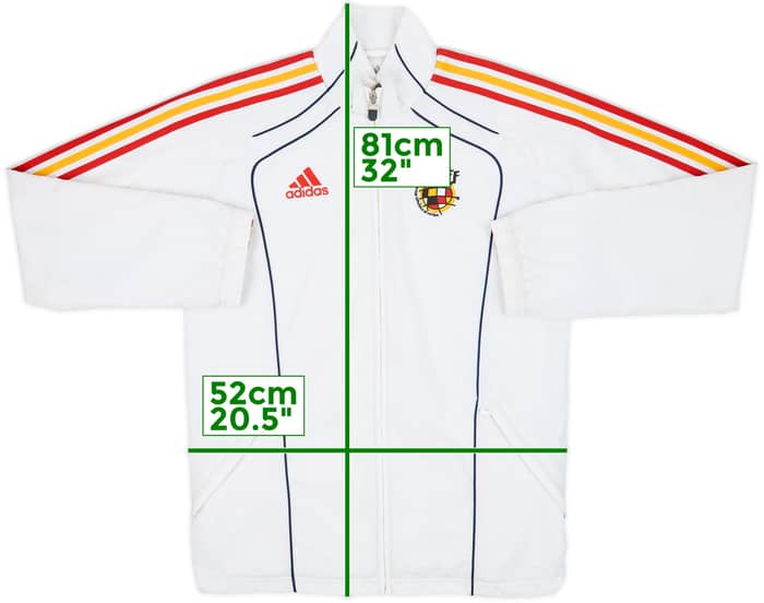 2010-11 Spain adidas Track Jacket - 5/10 - (S)