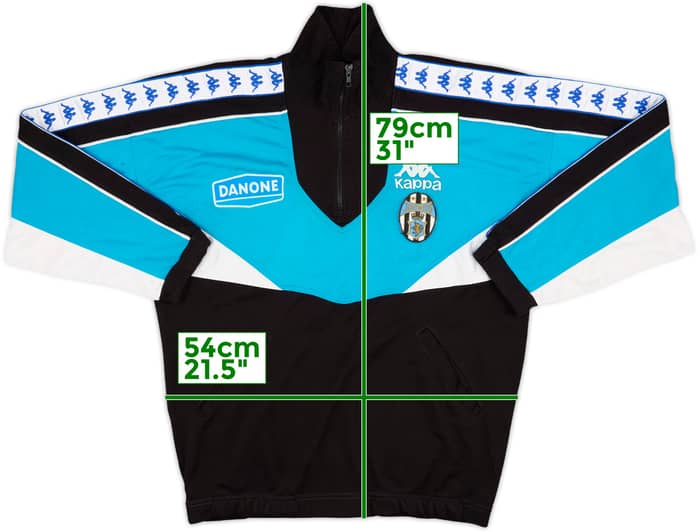1992-93 Juventus Kappa 1/4 Zip Track Jacket - 7/10 - (XL)