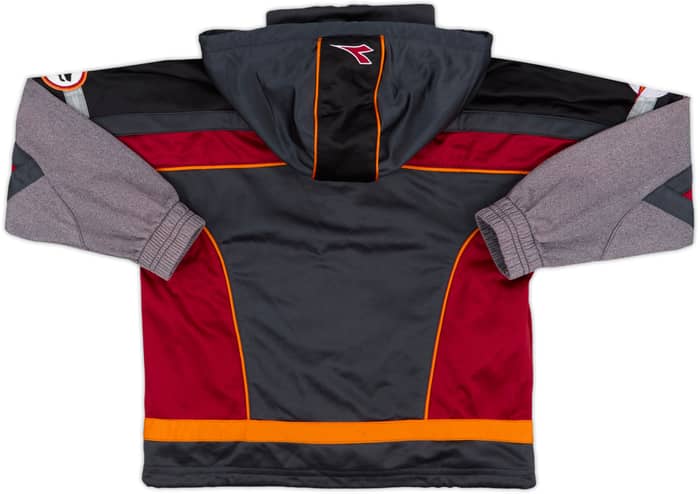 1999-00 Roma Diadora Hooded Track Jacket - 9/10 - (S.Boys)