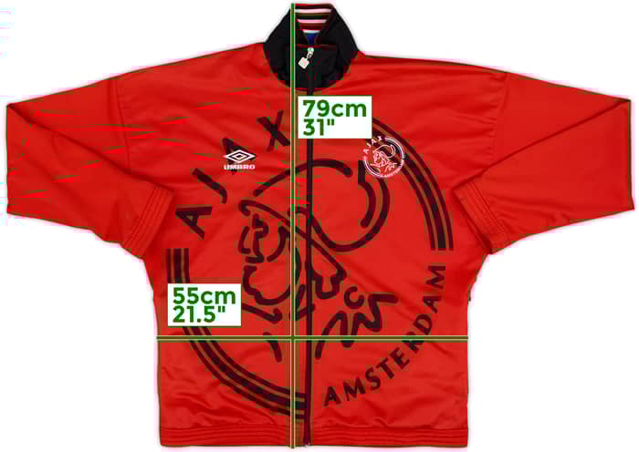 1995-96 Ajax adidas Track Jacket - 8/10 - (M)