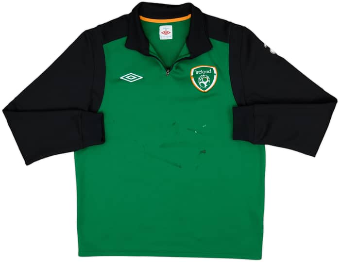 2014-15 Ireland Umbro 1/4 Zip Drill Top - 3/10 - (L)