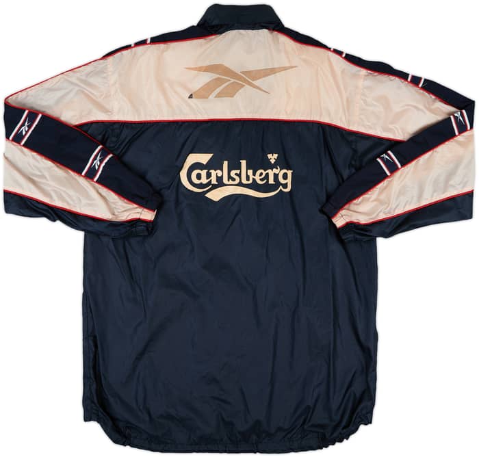 1996-97 Liverpool Reebok Hooded Rain Jacket - 5/10 - (L)