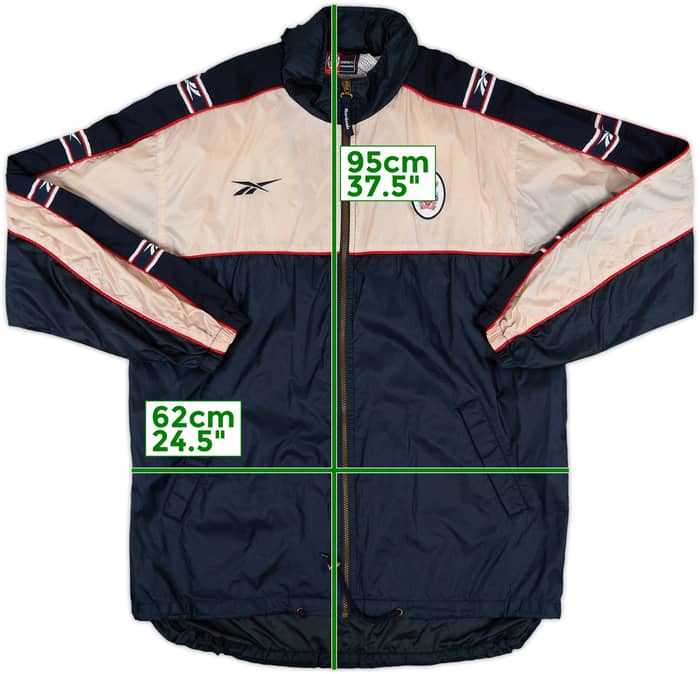 1996-97 Liverpool Reebok Hooded Rain Jacket - 5/10 - (L)