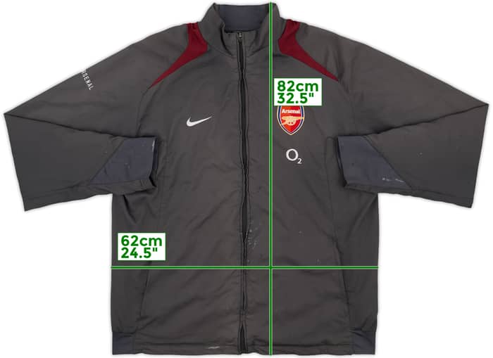 2005-06 Arsenal Nike Track Jacket - 5/10 - (XXL)
